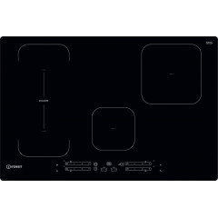 INDESIT IB21B77NE PIANO COTTURA A INDUZIONE 4 ZONE VETROCERAMICA 77 CM NERO