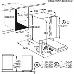 AEG FSE83617P LAVASTOVIGLIE INCASSO SCOMPARSA TOTALE 60CM 13 COPERTI