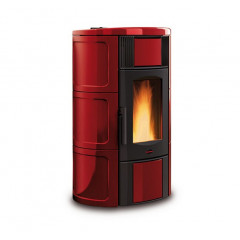 EXTRAFLAME ISIDE IDRO H15 TERMOSTUFA A PELLET VENTILATA BORDEAUX 519m3 1286500