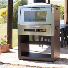 FONTANA FORNI CHAR OVEN 2 IN 1 FORNO + BARBECUE ALIMENTATO A CARBONE O LEGNA