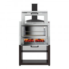 FONTANA FORNI CHAR OVEN 2 IN 1 FORNO + BARBECUE ALIMENTATO A CARBONE O LEGNA