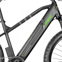 ARGENTO OMEGA ABOCR20 MOUNTAIN E-BIKE CITY ELETTRICA 36V 28" AUTONOMIA 70KM