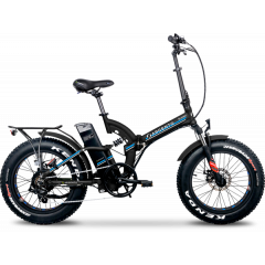 ARGENTO BI MAX ABBFB20 BICI ELETTRICA FAT-BIKE PIEGHEVOLE 36V 20" AUT.70KM