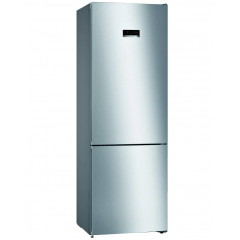 BOSCH KGN49XLEA FRIGORIFERO COMBINATO 435 LT CE.E NO FROST LED MULTI FLOW INOX