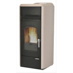 LAMINOX VALENTINA AIR LUX STUFA PELLET 16KW 350 m3 RISCALDABILI AVORIO