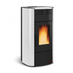 EXTRAFLAME RAFFAELLA IDRO H15 TERMOSTUFA A PELLET VENTILATA BIANCA 1285101