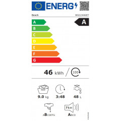 BOSCH WGG244A0IT LAVATRICE CARICA FRONTALE 9 KG 1400 GIRI ECOSILENCE IDOS