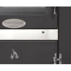 FONTANA FORNO ITALIA INCASSO COTTURA INDIRETTA LEGNA P70 L68 H82 CM