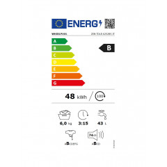 WHIRLPOOL TDLR6252BSIT LAVATRICE CARICA ALTO 6,5KG 1200GIRI MOTORE ZEN 6SENSO