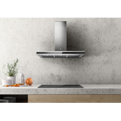 ELICA ADELE BLIX/A/90 CAPPA A PARETE ASPIRANTE 90 CM INOX E VETRO NERO