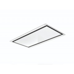 ELICA HILIGHT GLASS H16 WH/A/100 CAPPA A ISOLA ASPIRANTE VETRO BIANCO STRIP LED