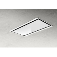 ELICA HILIGHT GLASS H30 WH/A/100 CAPPA A ISOLA ASPIRANTE 770 m³/h STRIP LED