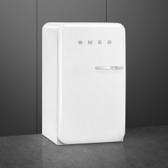 SMEG FAB10HLWH5 FRIGORIFERO LIBERA INSTALLAZIONE MONOPORTA ESTETICA 50'S STYLE