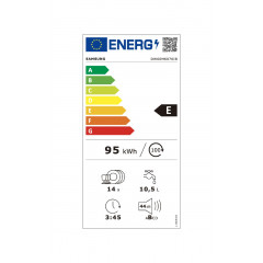 SAMSUNG DW60M6070IB/ET LAVASTOVIGLIE INCASSO SCOMPARSA TOTALE EXPRESS WASH 60'