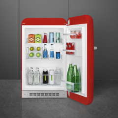 SMEG FAB10HRRD5 FRIGORIFERO LIBERA INSTALLAZIONE MONOPORTA ESTETICA 50'S STYLE