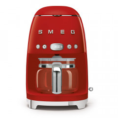 SMEG DCF02RDEU MACCHINA DA CAFFE' AMERICANO ROSSO LUCIDO 10 TAZZE 50'STYLE