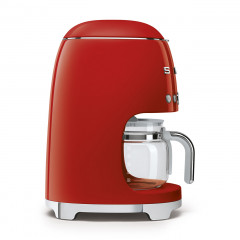 SMEG DCF02RDEU MACCHINA DA CAFFE' AMERICANO ROSSO LUCIDO 10 TAZZE 50'STYLE