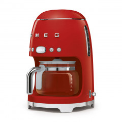 SMEG DCF02RDEU MACCHINA DA CAFFE' AMERICANO ROSSO LUCIDO 10 TAZZE 50'STYLE