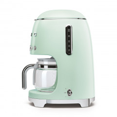 SMEG DCF02PGEU MACCHINA CAFFE' FILTRO 10 TAZZE VERDE PASTELLO LUCIDO 50'S STYLE