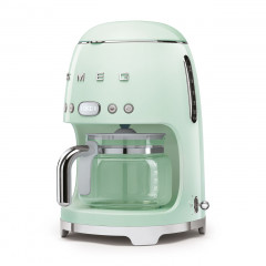 SMEG DCF02PGEU MACCHINA CAFFE' FILTRO 10 TAZZE VERDE PASTELLO LUCIDO 50'S STYLE