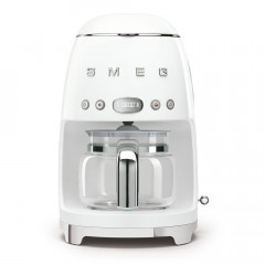 SMEG DCF02WHEU MACCHINA DA CAFFE' FILTRO 10 TAZZE BIANCO LUCIDO 50'S STYLE