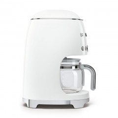 SMEG DCF02WHEU MACCHINA DA CAFFE' FILTRO 10 TAZZE BIANCO LUCIDO 50'S STYLE