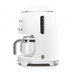 SMEG DCF02WHEU MACCHINA DA CAFFE' FILTRO 10 TAZZE BIANCO LUCIDO 50'S STYLE