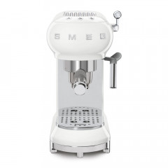 SMEG ECF01WHEU MACCHINA DA CAFFE' ESPRESSO MANUALE BIANCO LUCIDO 50'S STYLE