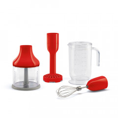 SMEG HBAC01RD SET 4 ACCESSORI PER FRULLATORE AD IMMERSIONE VERIONE ROSSA