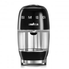 SMEG 18000448 MACCHINA CAFFE' CAPSULE LAVAZZA A MODO MIO NERO LUCIDO 50'S STYLE