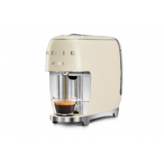 SMEG 18000460 MACCHINA CAFFE' CAPSULE LAVAZZA A MODO MIO PANNA LUCIDO 50S STYLE