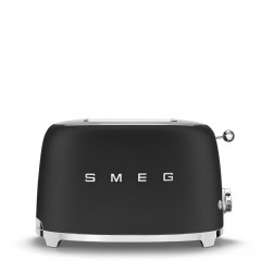 SMEG TSF01BLMEU TOSTAPANE 2 SCOMPARTI 2 FETTE 950 W NERO OPACO 50'S STYLE