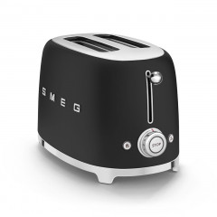 SMEG TSF01BLMEU TOSTAPANE 2 SCOMPARTI 2 FETTE 950 W NERO OPACO 50'S STYLE