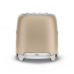 SMEG TSF01CHMEU TOSTAPANE 2 SCOMPARTI 2 FETTE 950 W ORO OPACO 50'S STYLE