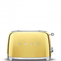 SMEG TSF01GOEU TOSTAPANE 2 SCOMPARTI 2 FETTE 950 W ORO LUCIDO 50'S STYLE