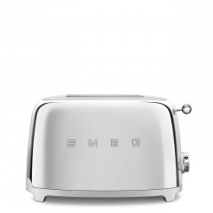 SMEG TSF01SSEU TOSTAPANE 2 SCOMPARTI 2 FETTE 950W ACCIAIO LUCIDO 50'S STYLE