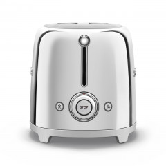 SMEG TSF01SSEU TOSTAPANE 2 SCOMPARTI 2 FETTE 950W ACCIAIO LUCIDO 50'S STYLE