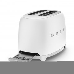 SMEG TSF01WHMEU TOSTAPANE 2 SCOMPARTI 2 FETTE 950 W BIANCO OPACO 50'S STYLE