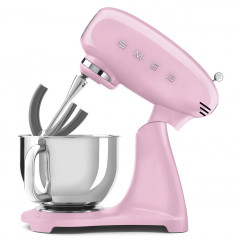 SMEG SMF03PKEU IMPASTATRICE FULL COLOR 800 W 4,8 L ROSA LUCIDO 50'S STYLE