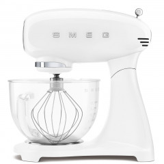 SMEG SMF13WHEU IMPASTATRICE CIOTOLA IN VETRO 800 W BIANCO LUCIDO 50'S STYLE