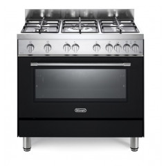 DELONGHI PRO96GVAED2 CUCINA FORNO GAS 90X60 5 BRUCIATORI TRIPLA CORONA NERO INO