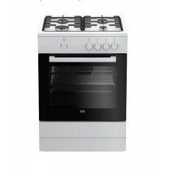 BEKO FSG62000DW CUCINA 60 CM 4 BRUCIATORI FORNO A GAS 60 CM BIANCO