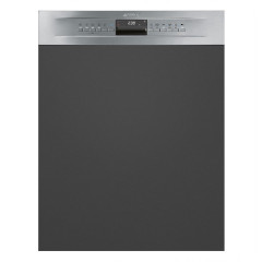 SMEG PL364CX LAVASTOVIGLIE SEMI INCASSO INOX 13 COPERTI TERZOCESTO 11 PROGRAMMI