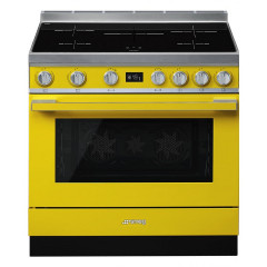 SMEG CPF9IPYW CUCINA PORTOFINO 90x60 PIANO INDUZIONE FORNO VENTILATO GIALLO