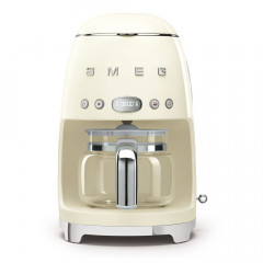 SMEG DCF02CREU MACCHINA DA CAFFE' AMERICANO 10 TAZZE ANNI 50 PANNA