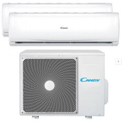 CANDY PURA CONDIZIONATORE DUAL 9 + 9 BTU INVERTER R32 A++A+ CON WIFI CY2T14AOUT