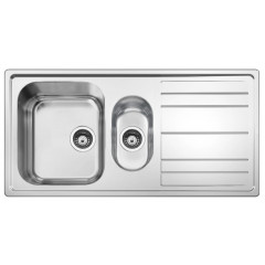 SMEG LPR102 LAVELLO A SEMIFILO 2 VASCHE GOCCIOLATORIO REVERSIBILE 100CM INOX