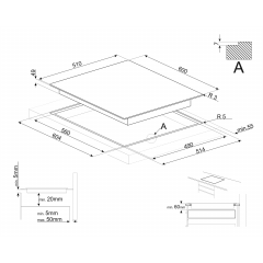 SMEG SI2M7643D PIANO COTTURA A INDUZIONE 4 ZONE DI COTTURA NERO 60 CM