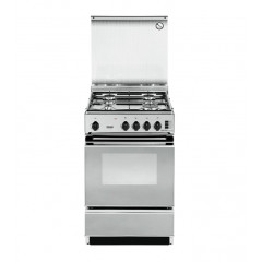 DE LONGHI SGGX554NED SGGX554NED CUCINA INOX 50X50cm FORNO A GAS 4 BRUCIATORI