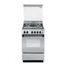 DE LONGHI SEX554GBNED CUCINA INOX FORNO ELETTRICO 4 BRUCIATORI